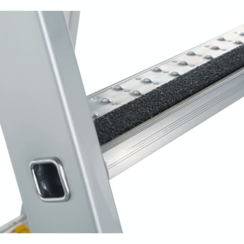 ZARGES Stehleiter R13step S mit rutschsicheren Stufen, 5 Stufen mit R13-Belag