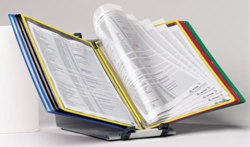 tarifold Tisch-Sichttafelsystem Foldfive, mit 10 Sichttafeln in DIN A4
