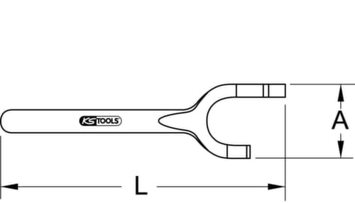 KS Tools BRONZEplus Handradschlüssel Ø 36x60 mm