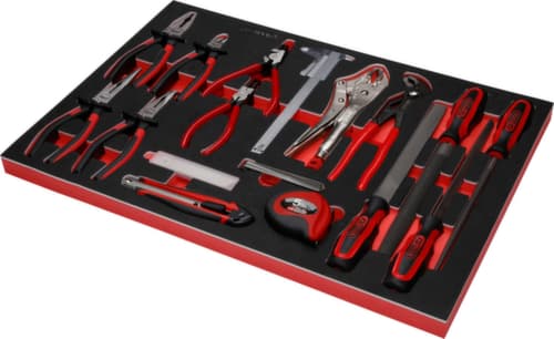 KS Tools Performanceplus Werkstattwagen-Satz P10 mit 397 Werkzeugen für 7 Schubladen