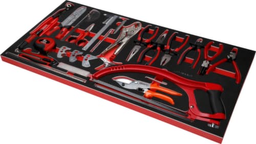 KS Tools Performanceplus Werkstattwagen-Satz P25 mit 564 Werkzeugen für 8 Schubladen