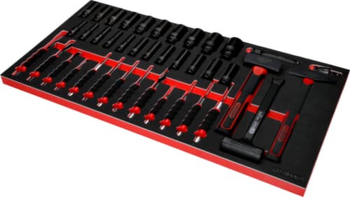 KS Tools Performanceplus Werkstattwagen-Satz P25 mit 564 Werkzeugen für 8 Schubladen