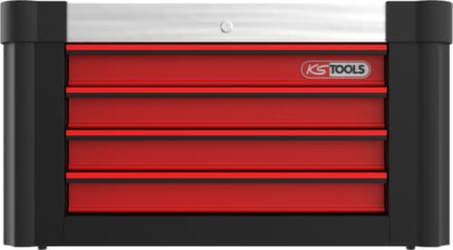 KS Tools PERFORMANCEplus SCHWARZ/ROT Werkstattwagenaufsatz mit 4 Schubladen