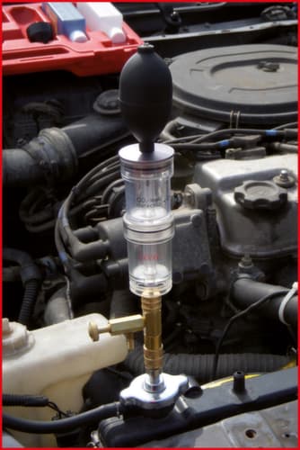 KS Tools CO2-Zylinderkopf-Lecktest-Satz