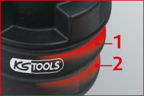 KS Tools Turbolader-Ladeluft-System-Prüfkoffer-Satz