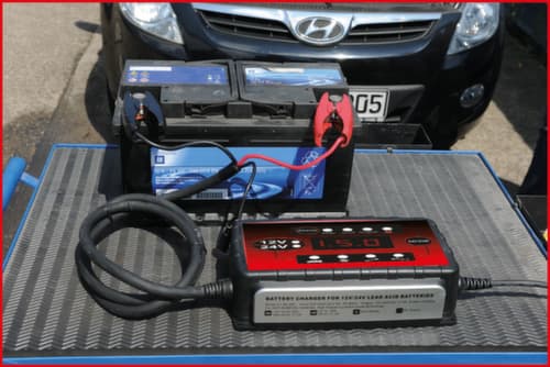 KS Tools 12V + 24V SMARTcharger Hochfrequenz-Batterieladegerät 25A/12,5A