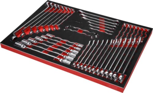 KS Tools Performanceplus Werkstattwagen-Satz P10 mit 397 Werkzeugen für 7 Schubladen