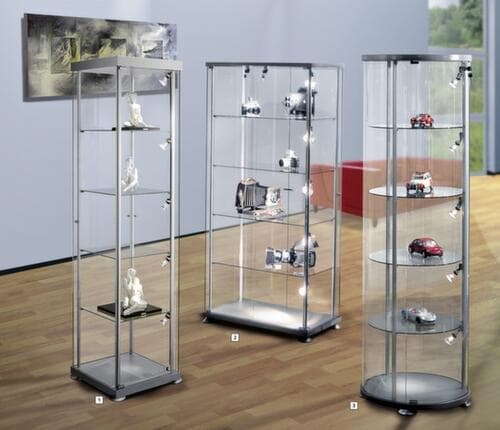 Vitrine mit 4 Glasböden