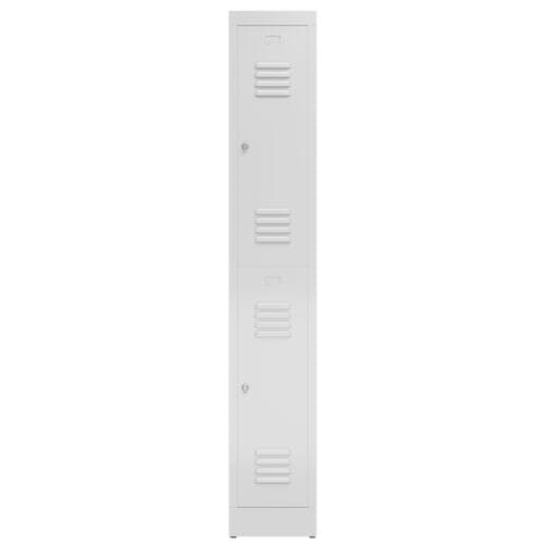 Doppelstöckiger Garderobenschrank ClassiX, Abteilbreite 300 mm