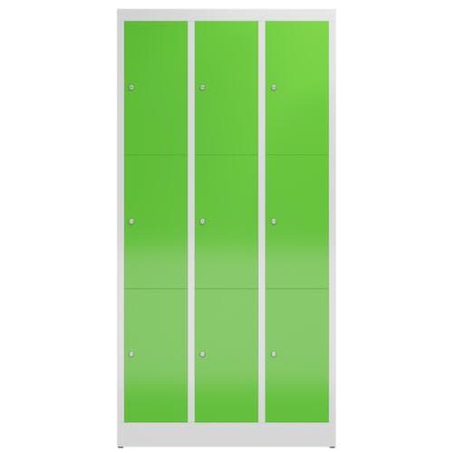 Schließfachschrank ClassiX, 9 Fächer