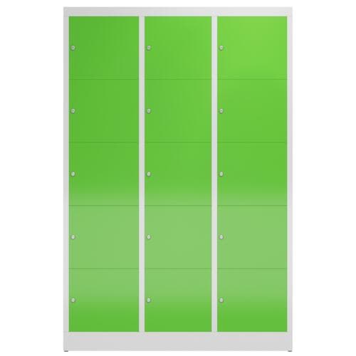 Schließfachschrank ClassiX, 15 Fächer