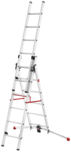 Hailo Dreiteilige Mehrzweck-Kombileiter S100 Profilot