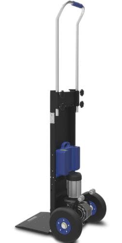 Elektrischer Treppensteiger ERGO®, Traglast 250 kg, Schaufelbreite 380 mm, Luft-Bereifung