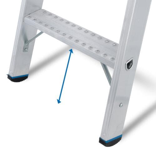 Krause Stehleiter STABILO® Professional, 7 Stufen mit R13-Belag