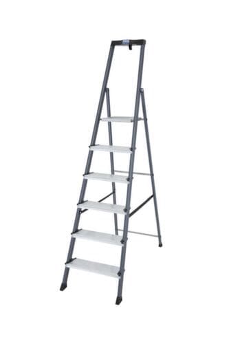 Krause Stufenstehleiter MONTO® Securo®, 6 rutschhemmend profilierte Stufen