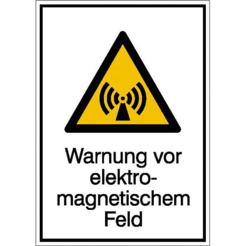 Warnkombischild SafetyMarking® "Warnung vor elektromagnetischem Feld"