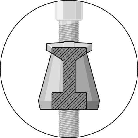 GEDORE 1.04/ST Universal-Abzieher-Set mit Ständer