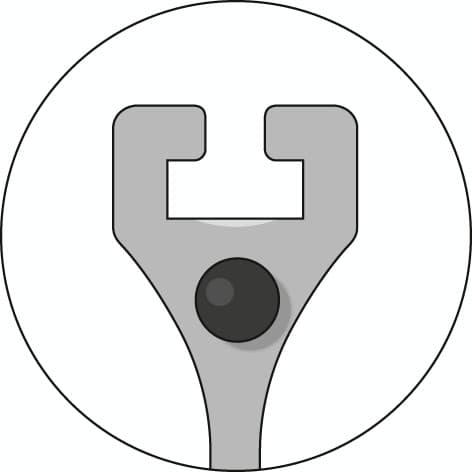 GEDORE 1.04/ST-HP-B Universal-Abzieher-Set mit Ständer