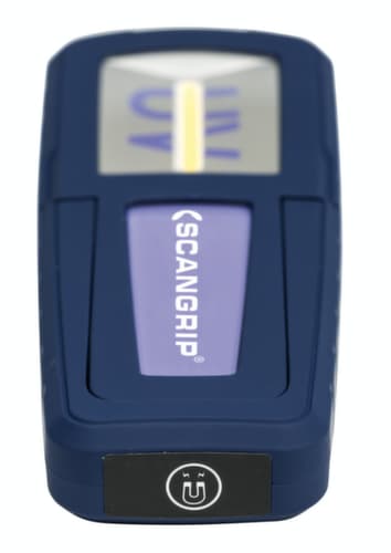 Scangrip Akku-Handleuchte UV-FORM mit ultraviolettem Licht