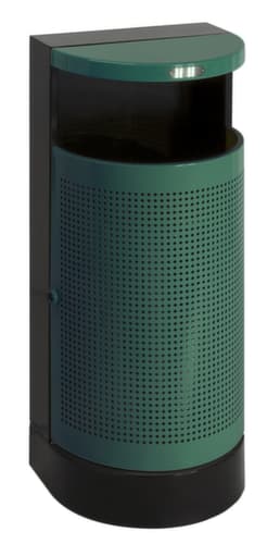 Abfallbehälter für außen, 35 l, grün
