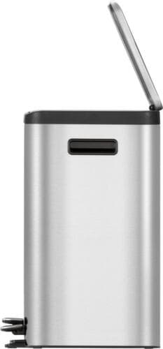 Tretabfallsammler EKO mit fingerabdruckfester Beschichtung, 2 x 12 - 24 l