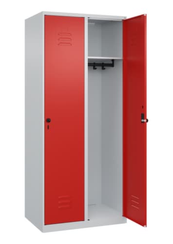 C+P Spind Classic Plus mit 2 Abteilen, Abteilbreite 400 mm