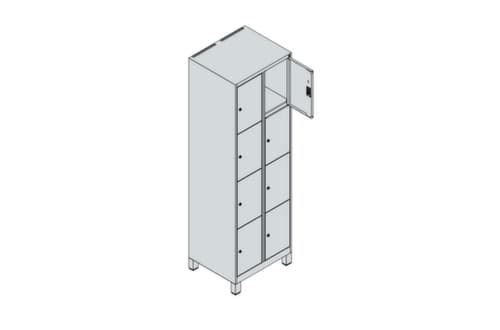 C+P Schließfachschrank Classic Plus, 8 Fächer