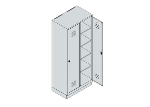 C+P Wäscheverteilschrank Classic Plus, Abteilbreite 400 mm