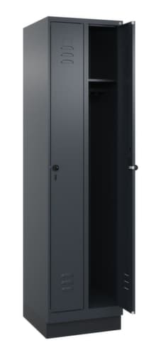 C+P Spind Classic Plus mit 2 Abteilen, Abteilbreite 250 mm