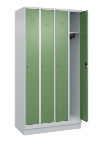 C+P Spind Classic Plus mit 4 Abteilen, Abteilbreite 250 mm