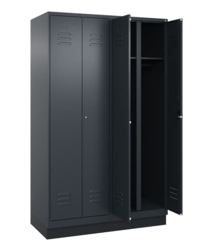 C+P Spind Classic Plus für Schwarz-Weiß-Trennung, Abteilbreite 300 mm