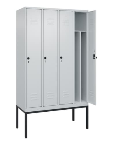 C+P Spind Classic Plus für Schwarz-Weiß-Trennung, Abteilbreite 300 mm