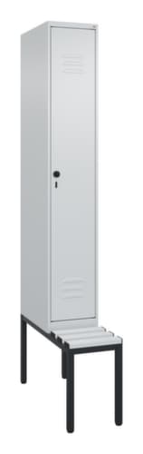 C+P Spind Classic Plus mit Sitzbank, Abteilbreite 300 mm