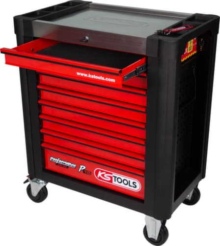 KS Tools Performanceplus Werkstattwagen-Satz P10 mit 241 Werkzeugen für 4 Schubladen