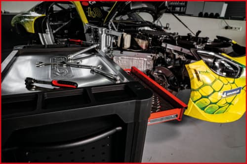KS Tools Performanceplus Werkstattwagen-Satz P25 mit 660 Werkzeugen für 8 Schubladen