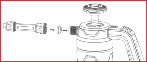 KS Tools Druck-Pump-Schaum-Sprüher (Schäumer)