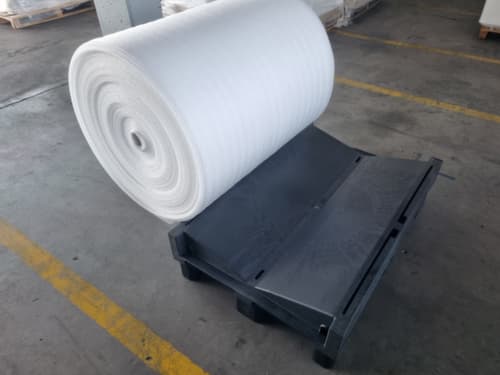 Palettenkeilaufsatz für Rollenware