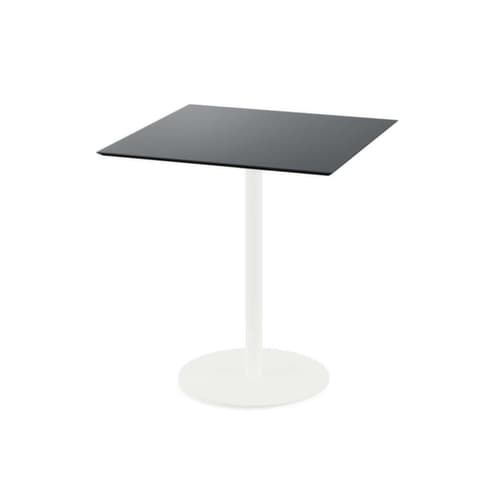 VEBA Bistrotisch Essentials Urban, Breite x Tiefe 700 x 700 mm, Platte schwarz