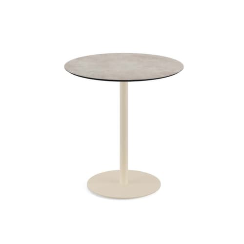 VEBA Bistrotisch Essentials Urban, Ø 700 mm, Platte Moonstone