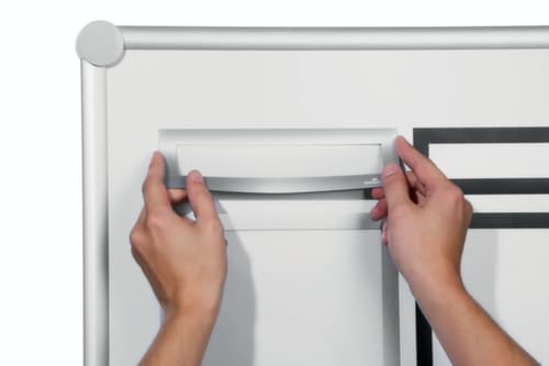 Durable Inforahmen DURAFRAME® MAGNETIC TOP magnetisch, DIN A4, Rückseite magnetisch