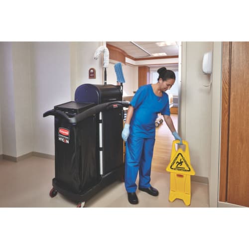 Rubbermaid Warnkombischild "Rutschgefahr", Bodenaufsteller