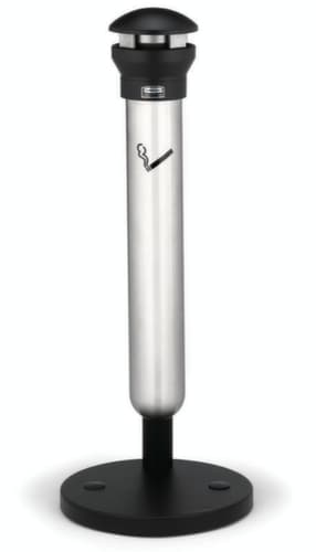 Rubbermaid Säulenascher, schwarzgrau