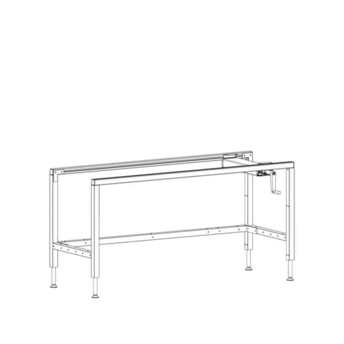 ERGO-line Packtisch BASIC Grundelement, Breite x Tiefe 2000 x 750 mm