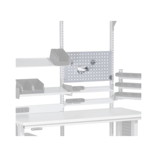 ERGO-line Lochplatte für Packtisch, Höhe 370 mm