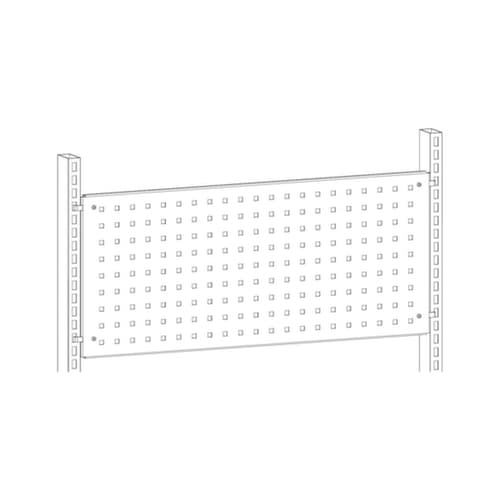 ERGO-line Lochplatte für Packtisch, Höhe 370 mm