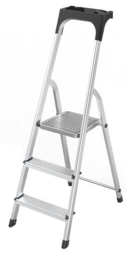 UDOBÄR Klappbare Stufenleiter aus Aluminium