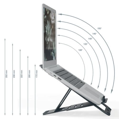 Leitz Ultraflacher Laptopständer Ergo, Breite 300 mm