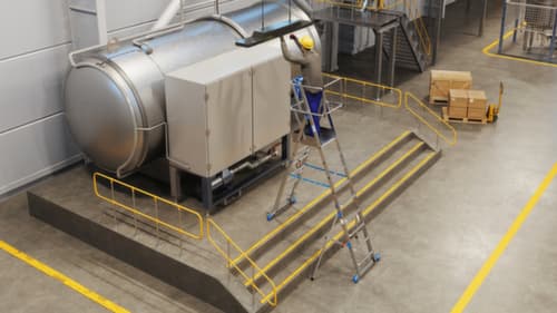 Krause Teleskop-Plattformleiter STABILO® Professional SkyMatic
