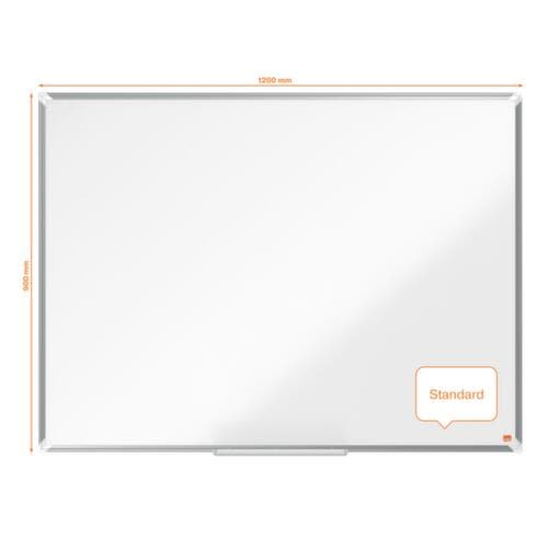 nobo Whiteboard Premium Plus, Höhe x Breite 900 x 1200 mm
