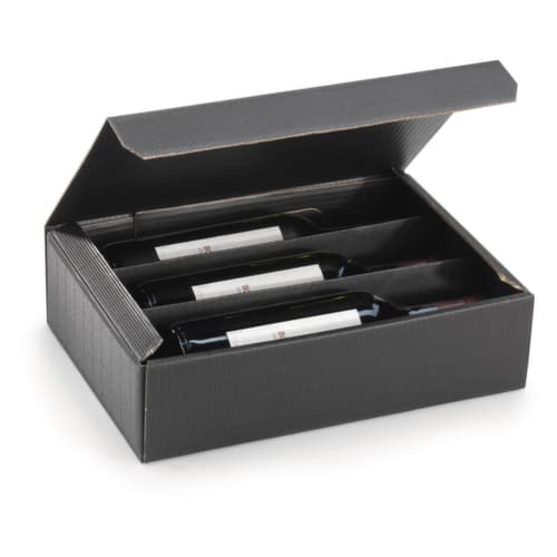 Präsentkarton 3 Flaschen braun